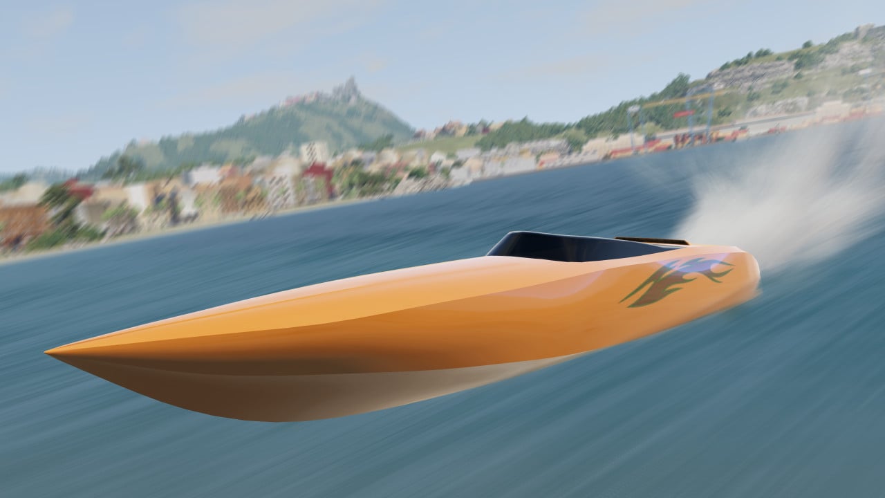 Speedboat with Trailer